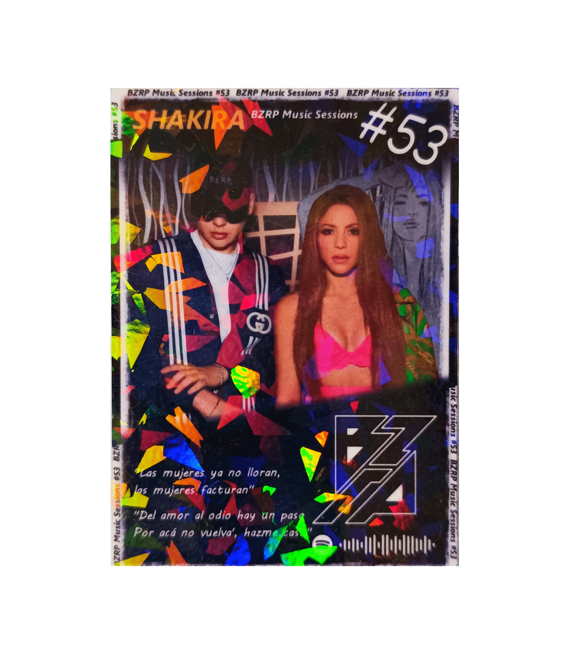 Carta BZRP #53 (Bizarrap y Shakira) | Edición Coleccionable - 4