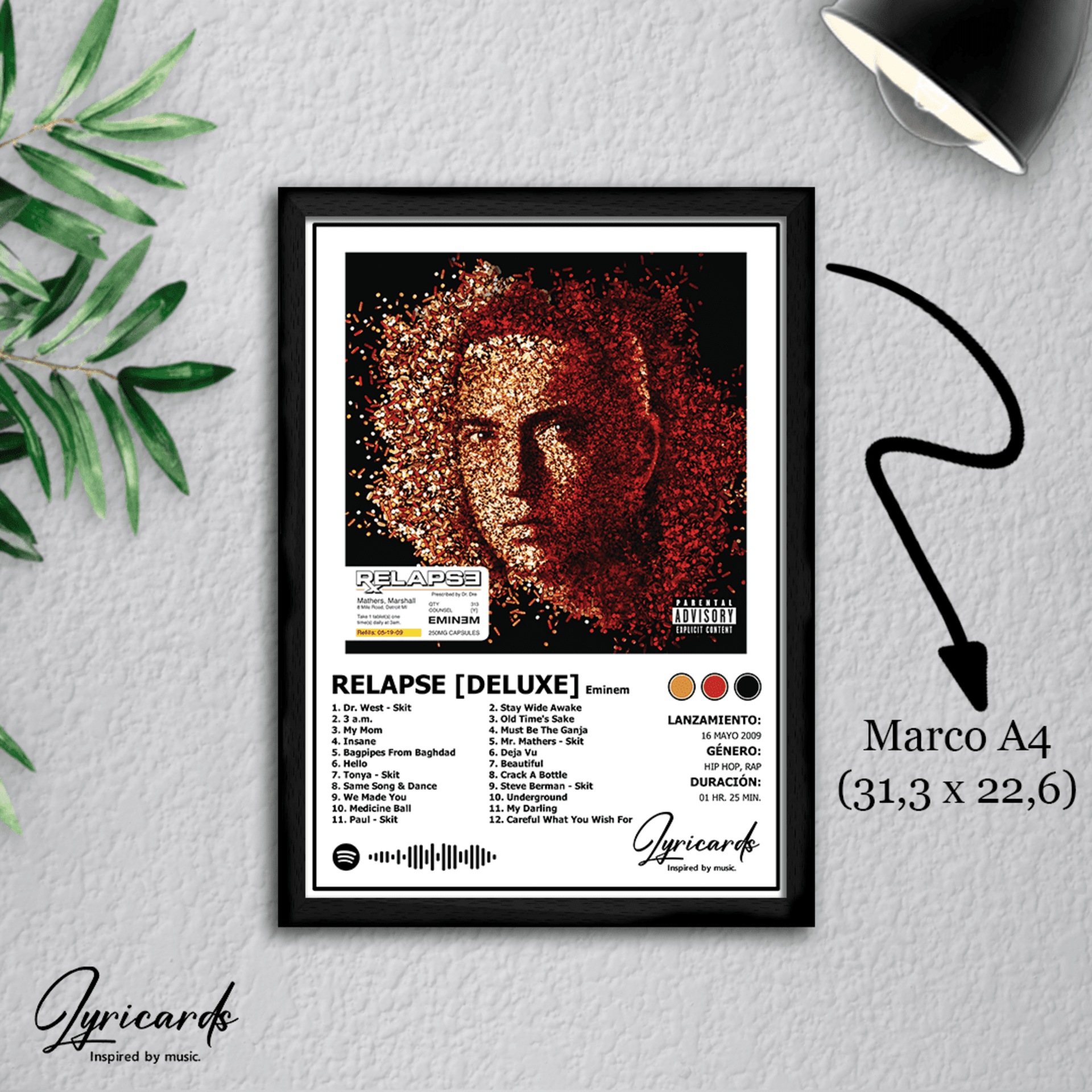 Lámina A4 - Relapse [Deluxe] - Eminem - 1