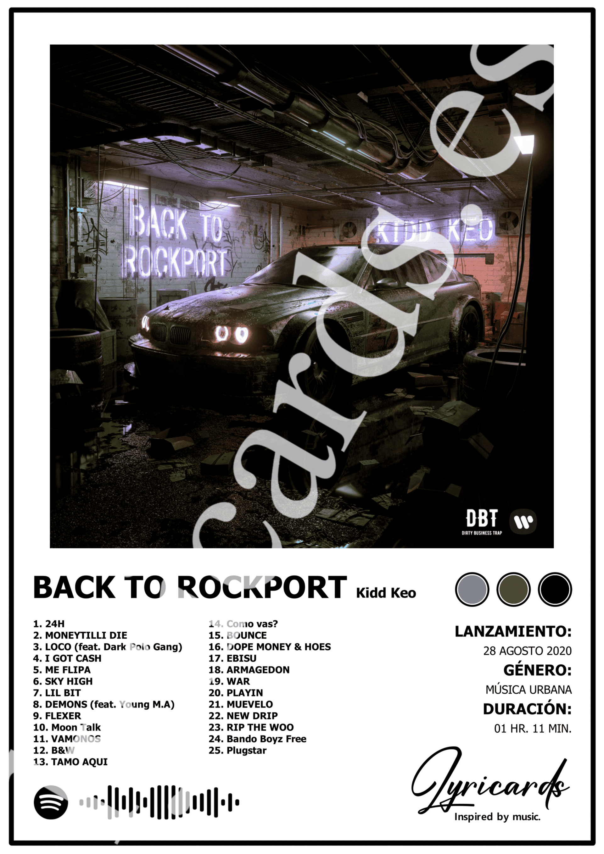 Lámina A4 - Back to Rockport - Kidd Keo - 2