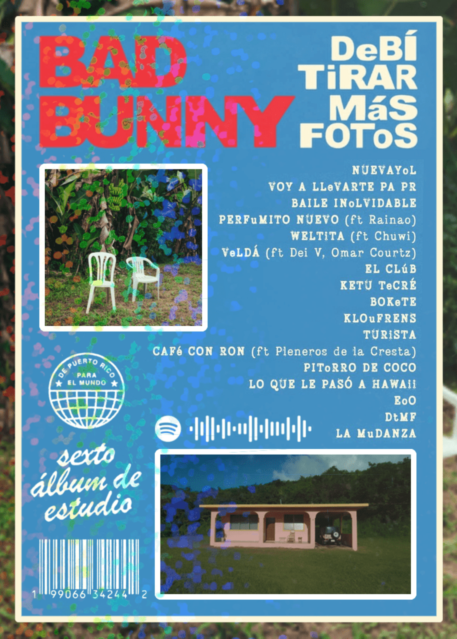Carta DEBÍ TIRAR MÁS FOTOS de BAD BUNNY | Edición Coleccionable - 2