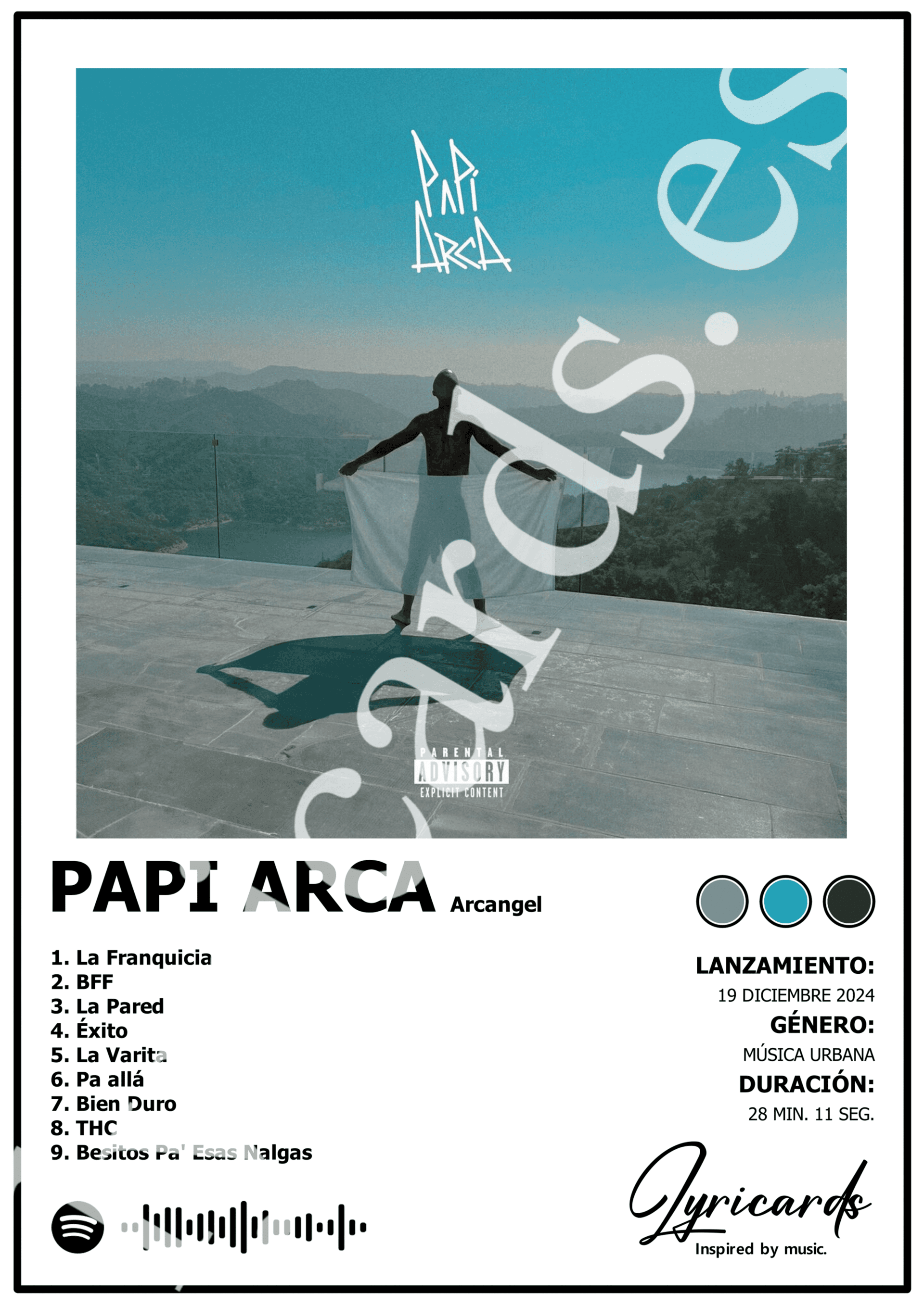Lámina A4 - Papi Arca - Arcangel - 2