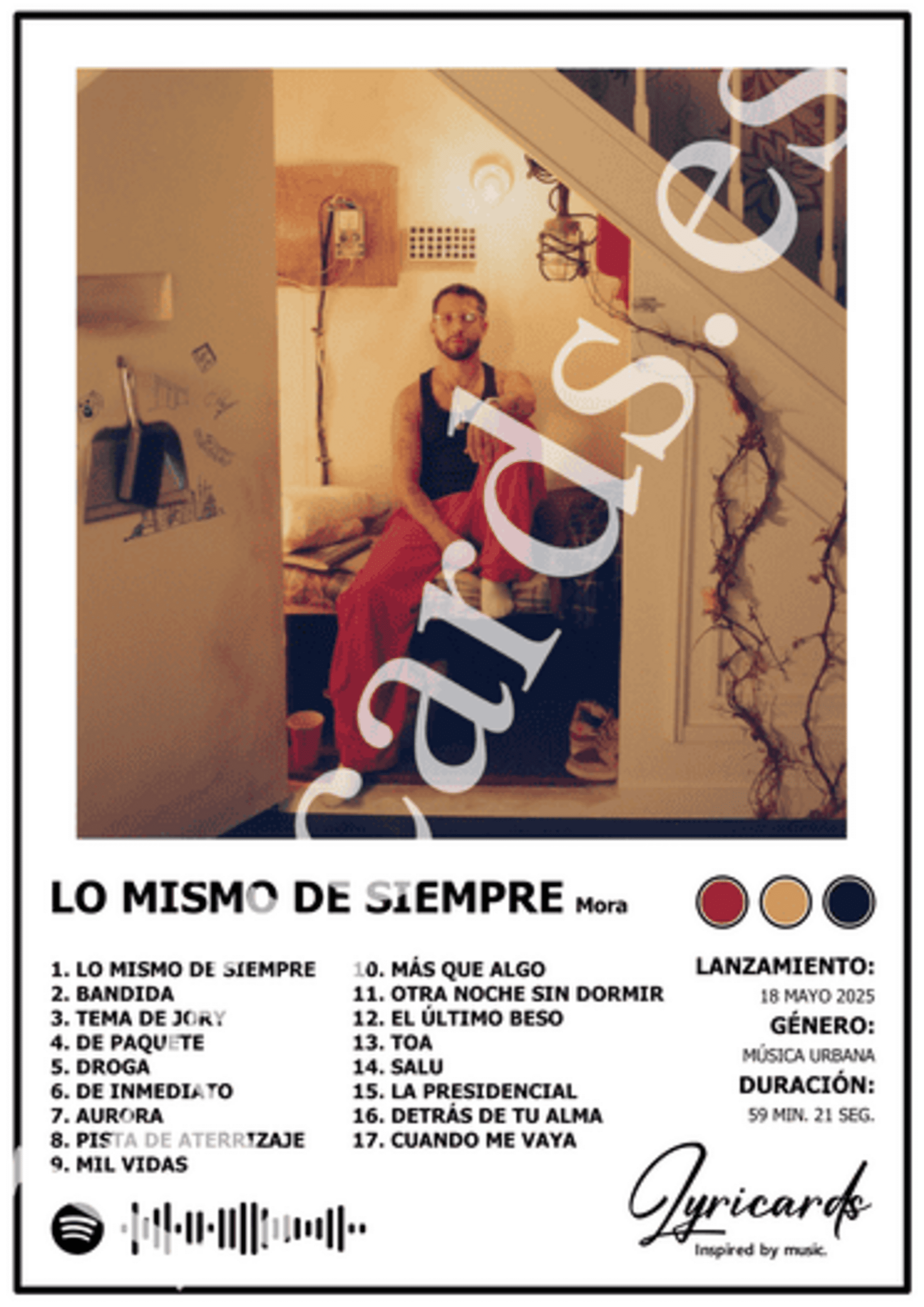 Lámina A4 - Lo mismo de siempre - Mora - 2
