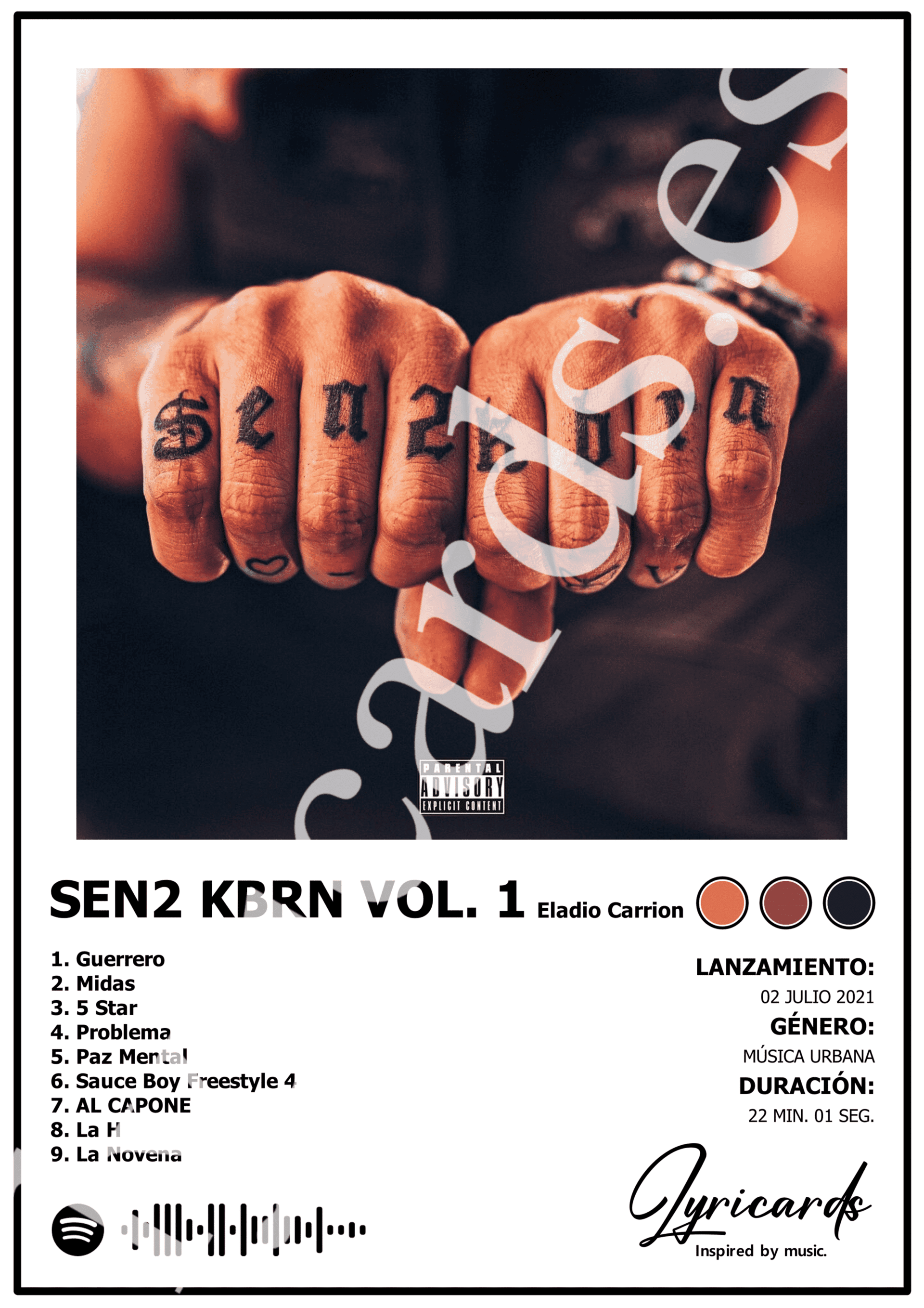 Lámina A4 - SEN2 KBRN VOL. 1 - Eladio Carrión - 2