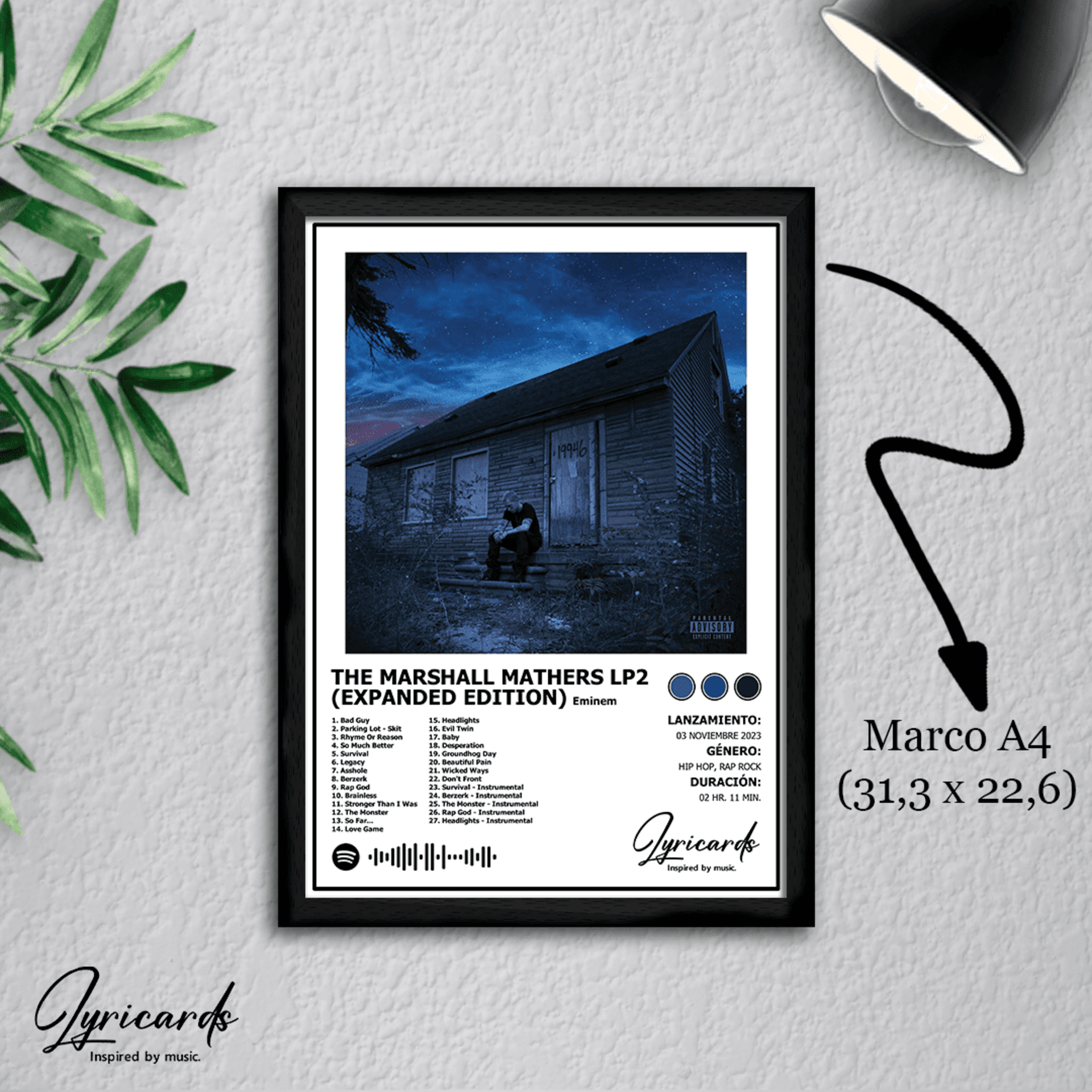 Lámina A4 - The Marshall Mathers LP2 (Expanded Edition) - Eminem - 1