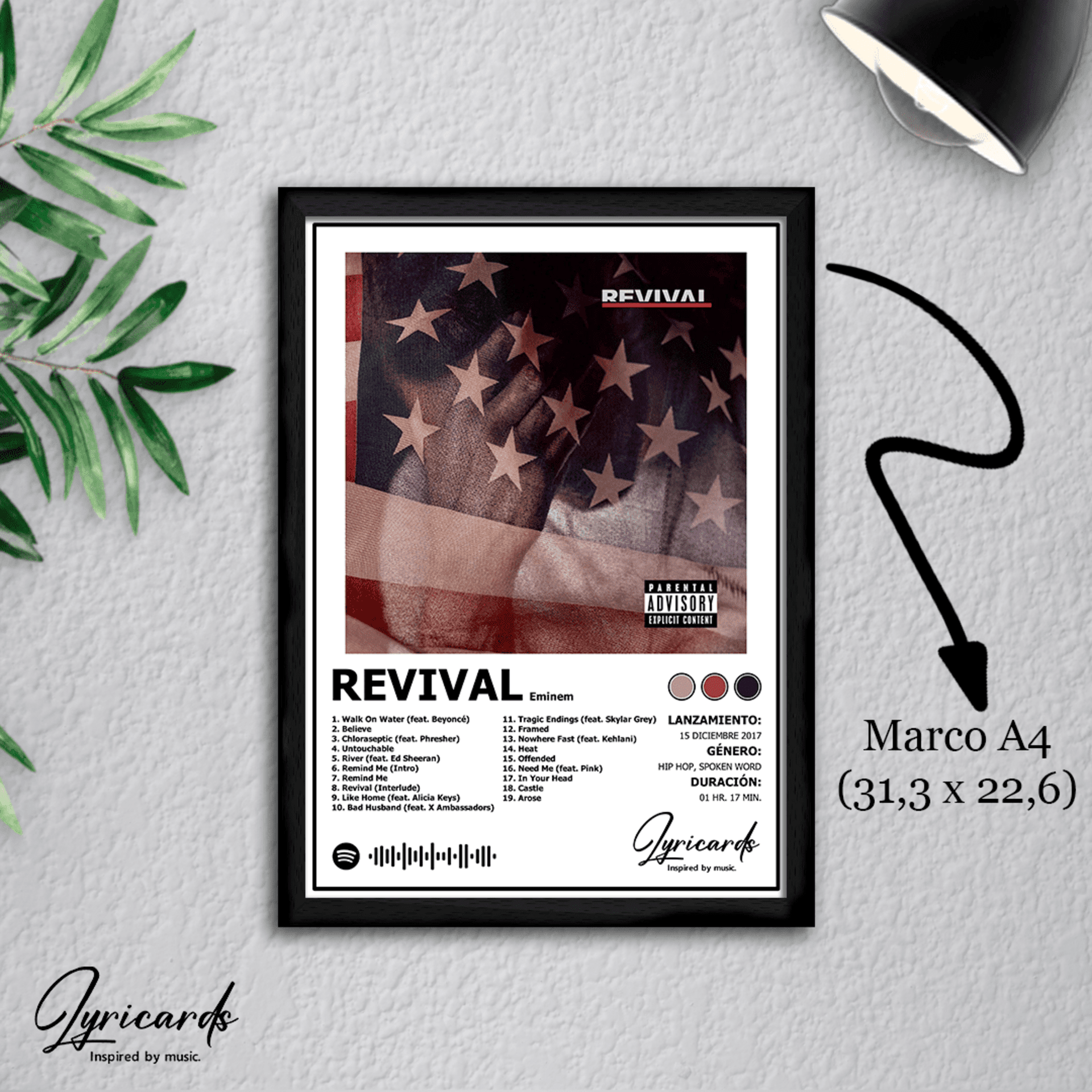 Lámina A4 - Revival - Eminem - 1