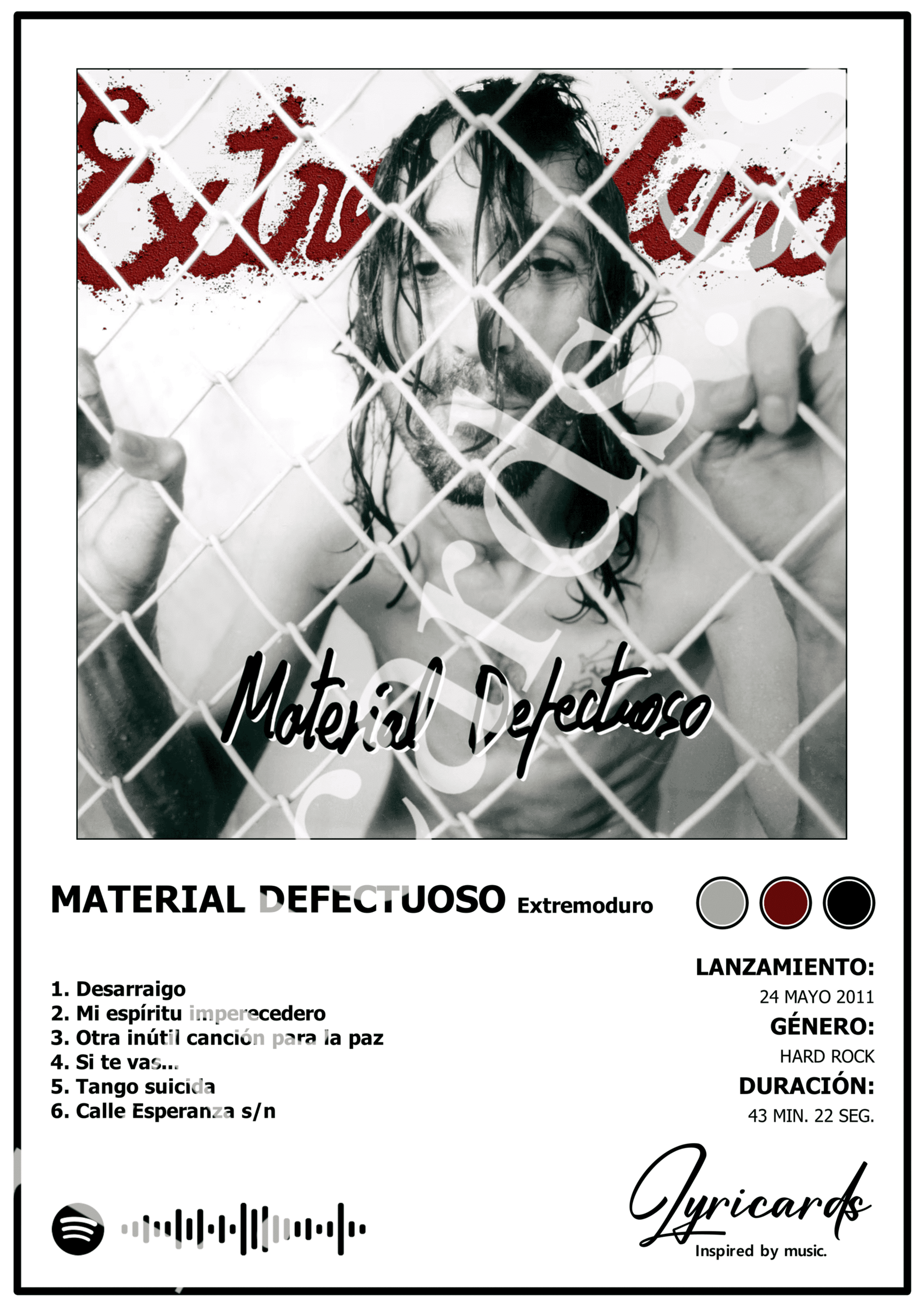 Lámina A4 - Material Defectuoso - Extremoduro - 2