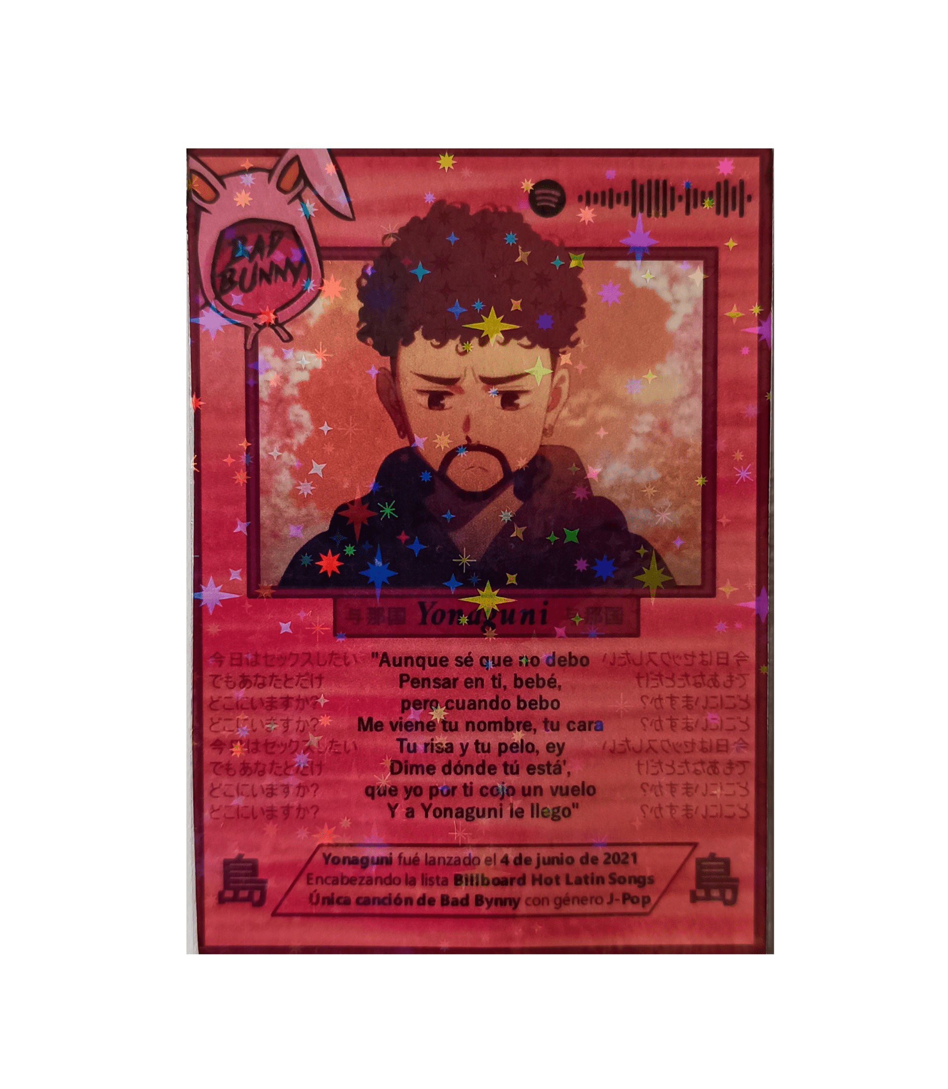 Carta YONAGUNI de BAD BUNNY | Edición Coleccionable - 2