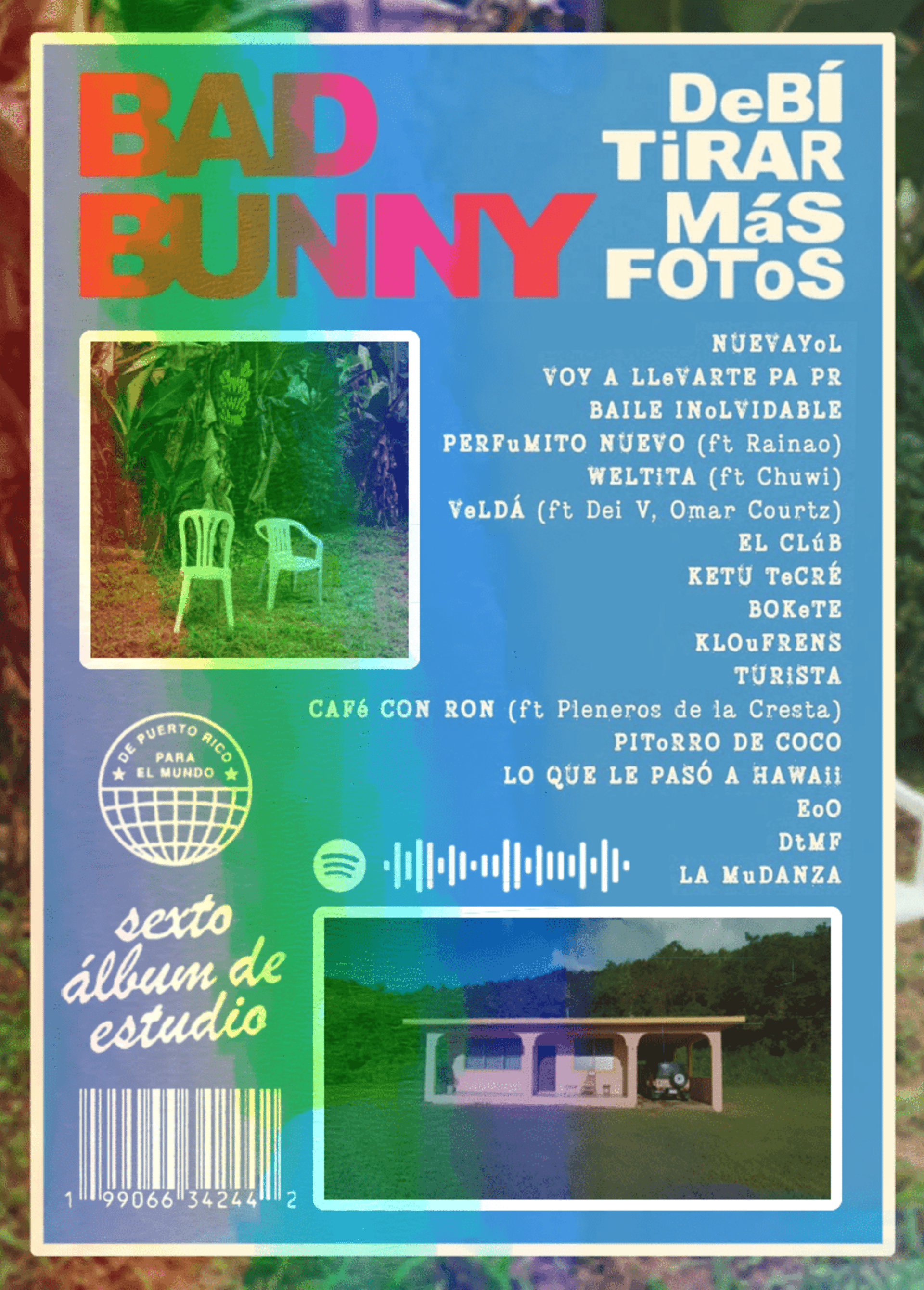 Carta DEBÍ TIRAR MÁS FOTOS de BAD BUNNY | Edición Coleccionable - 3