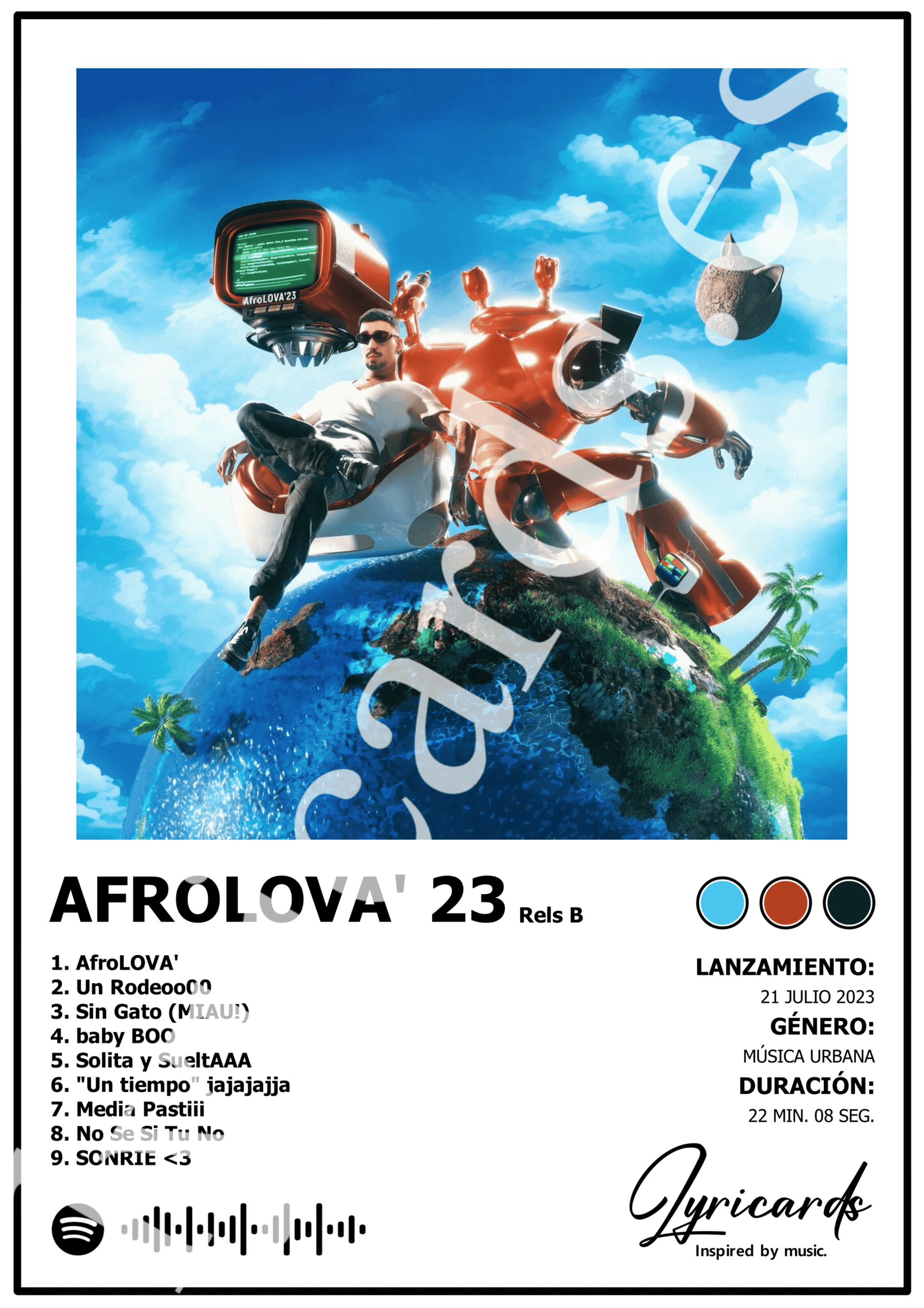 Lámina A4 - Afrolova' 23 - Rels B - 2