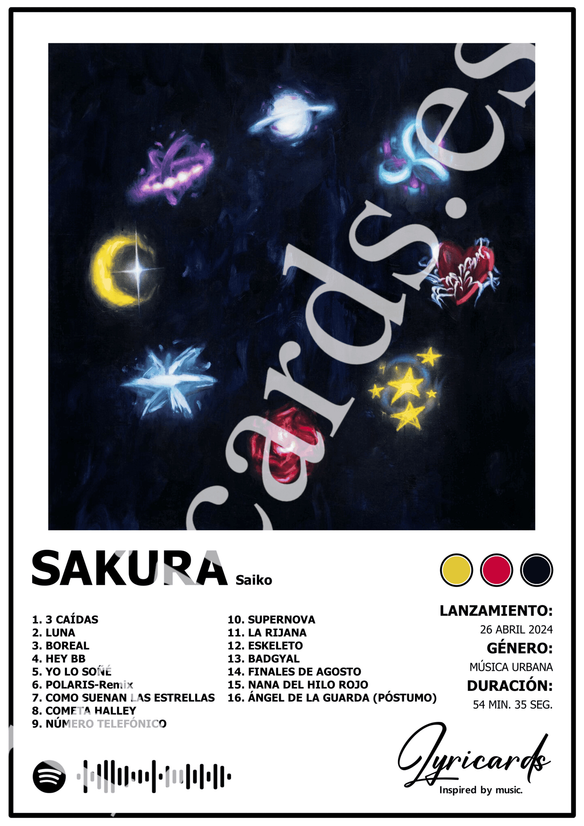 Lámina A4 - Sakura - Saiko - 2