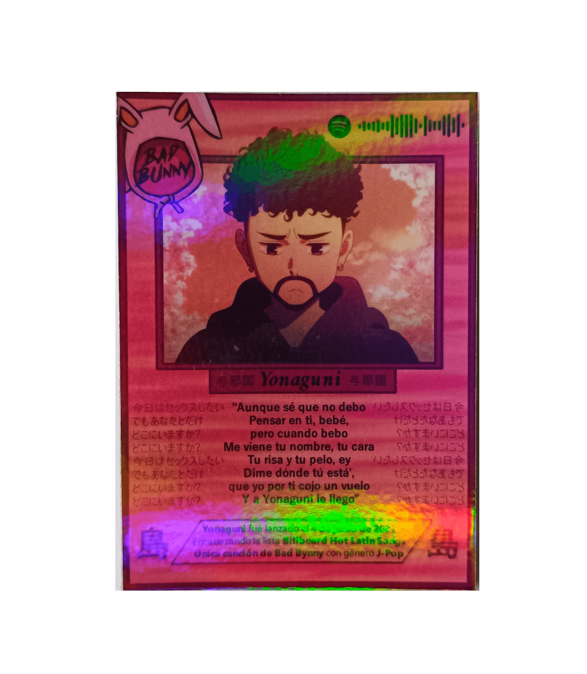 Carta YONAGUNI de BAD BUNNY | Edición Coleccionable - 3