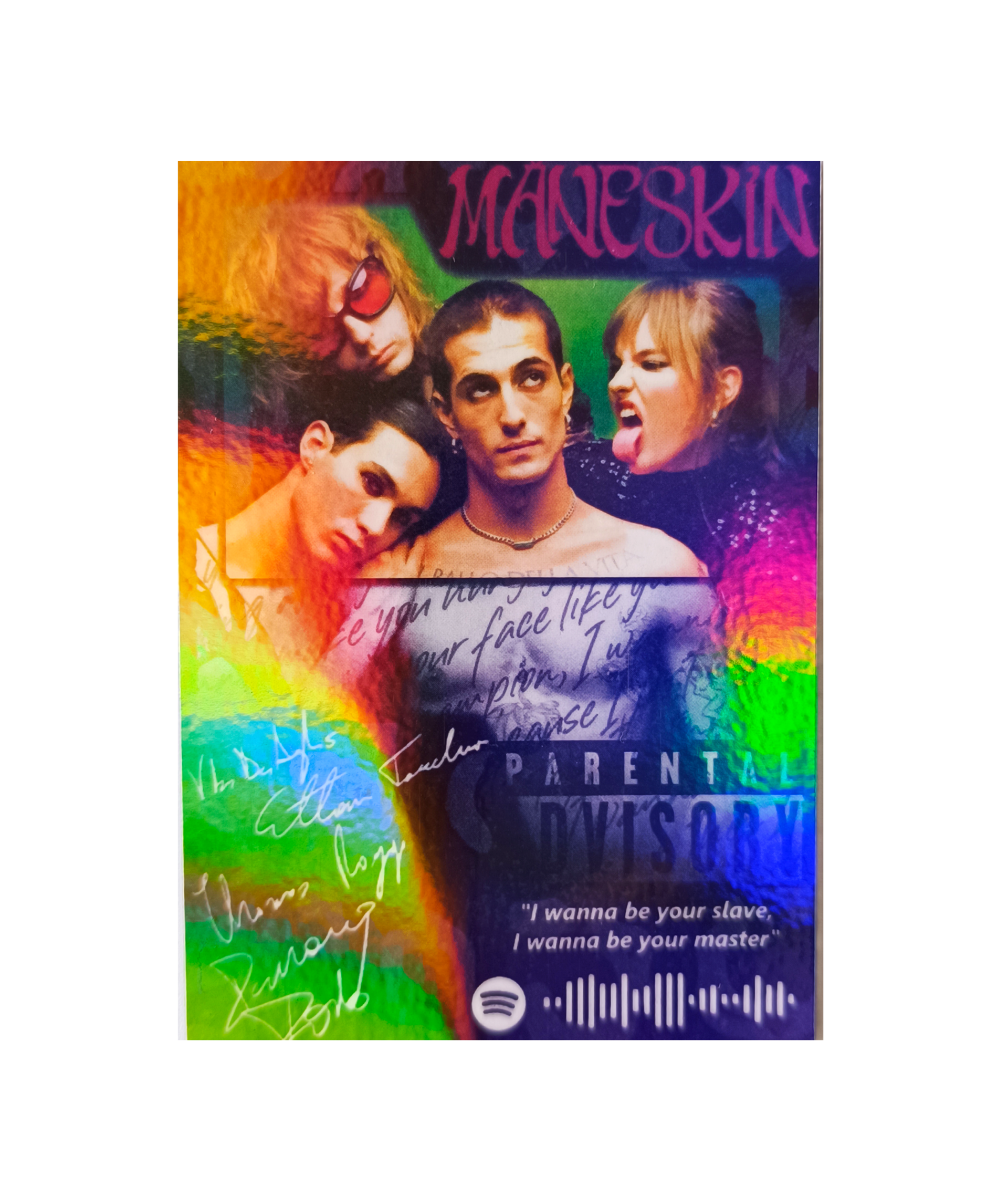 Carta Måneskin | Edición Coleccionable - 2