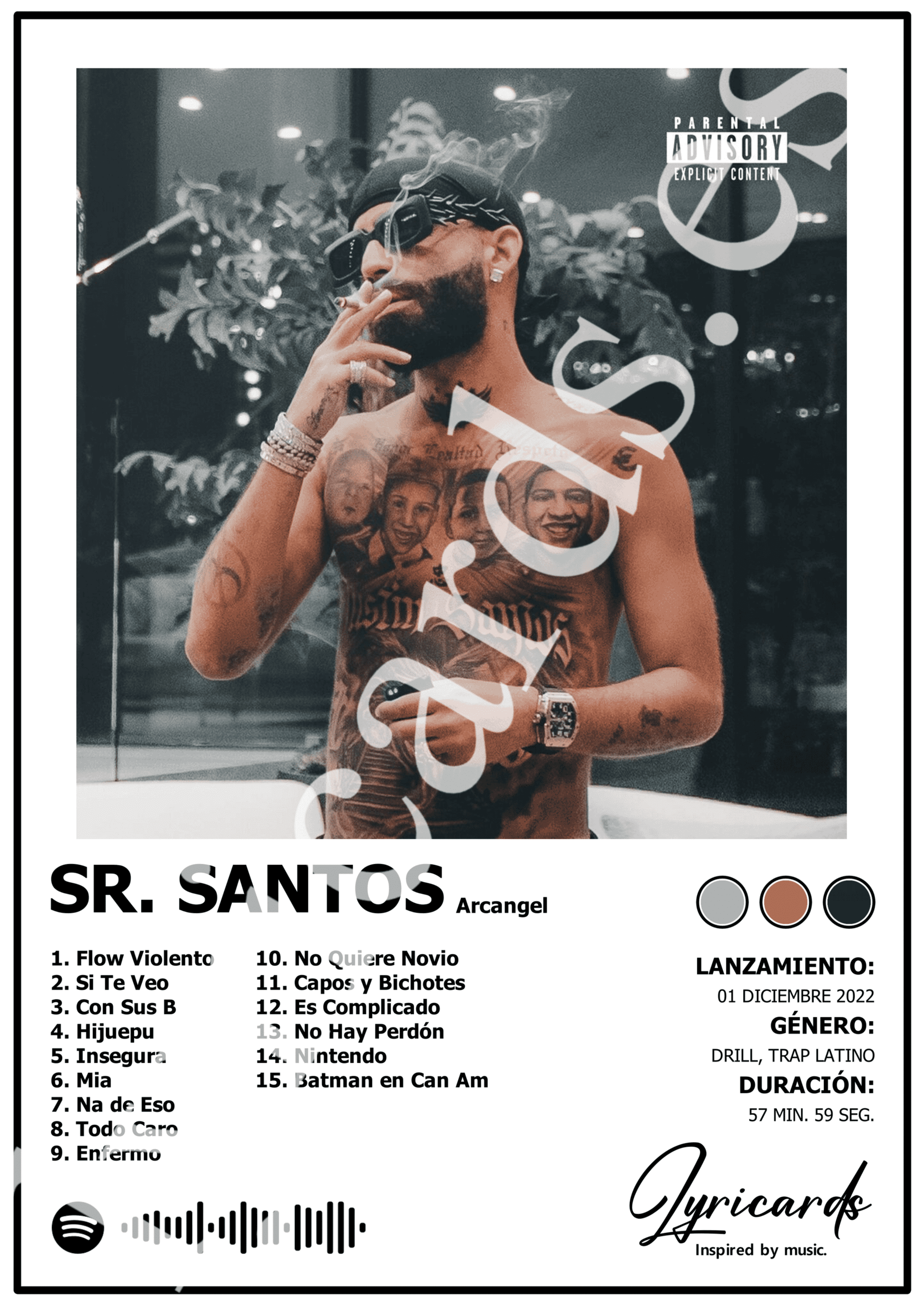 Lámina A4 - Sr. Santos - Arcangel - 2