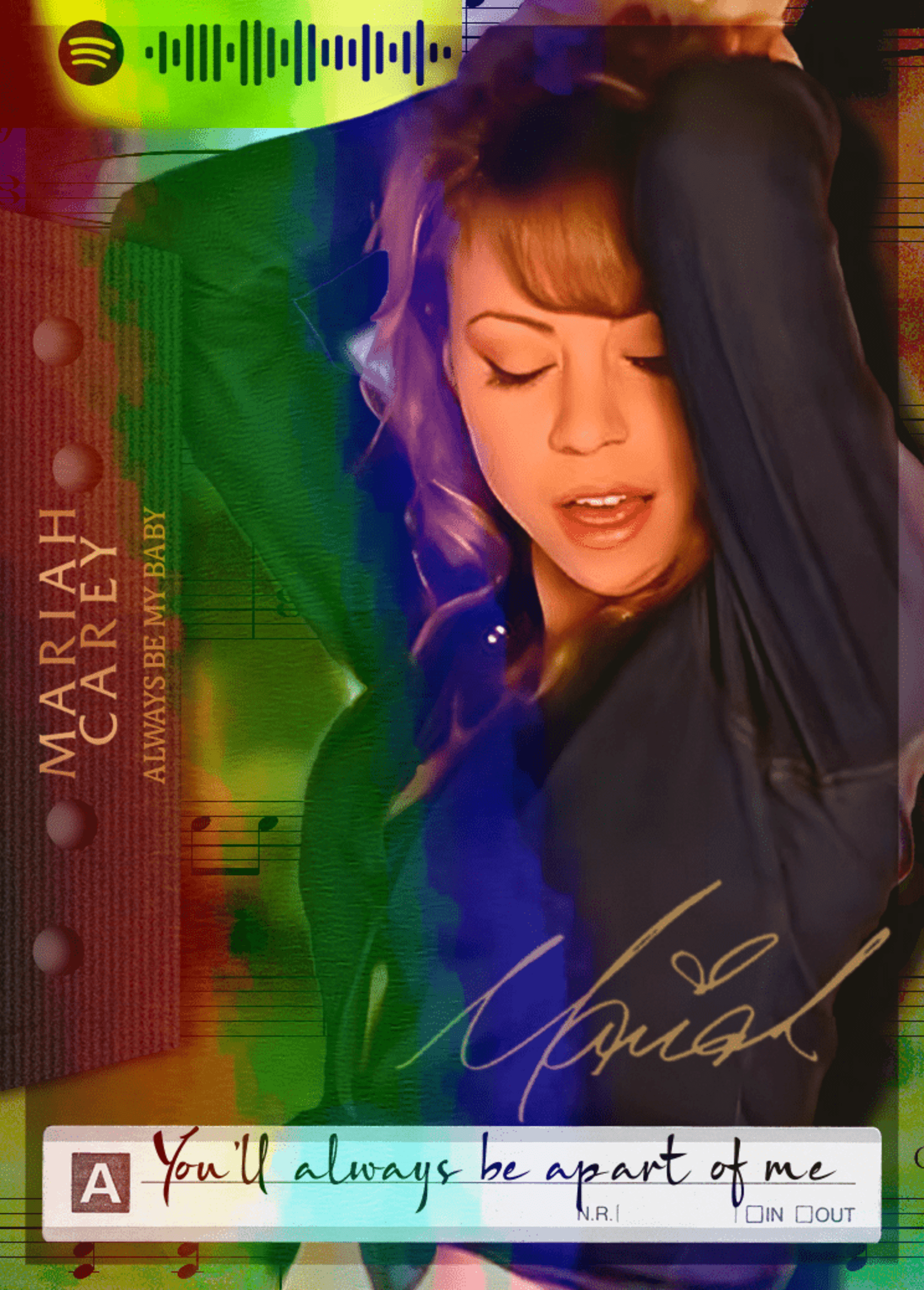 Carta Always Be My Baby de Mariah Carey | Edición Coleccionable - 3