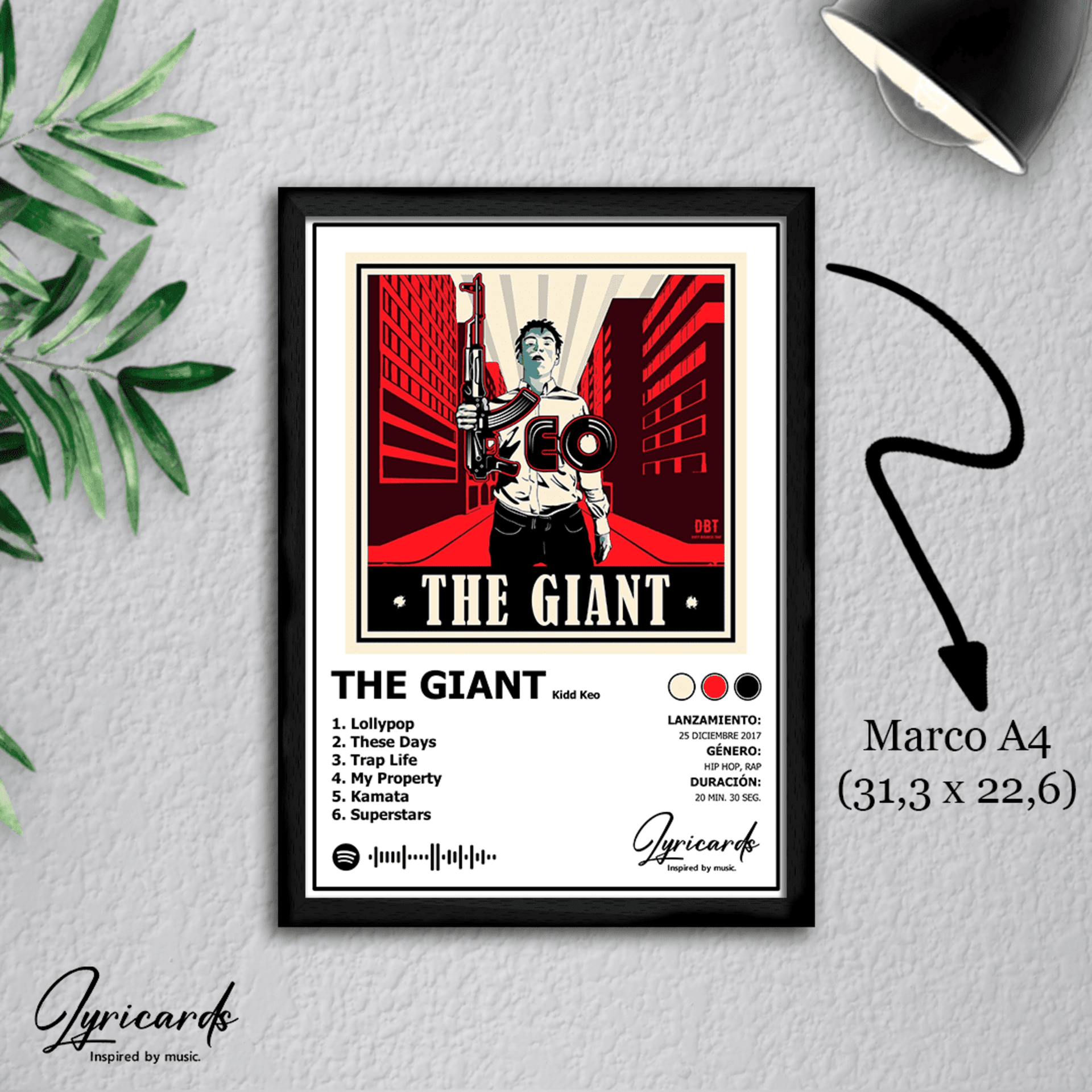 Lámina A4 - The Giant - Kidd Keo - 1