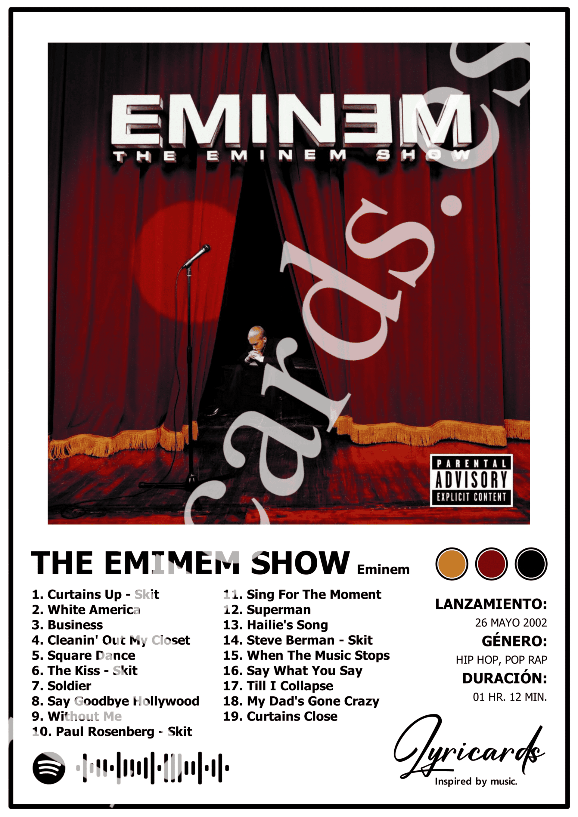 Lámina A4 - The Eminem Show - Eminem - 2