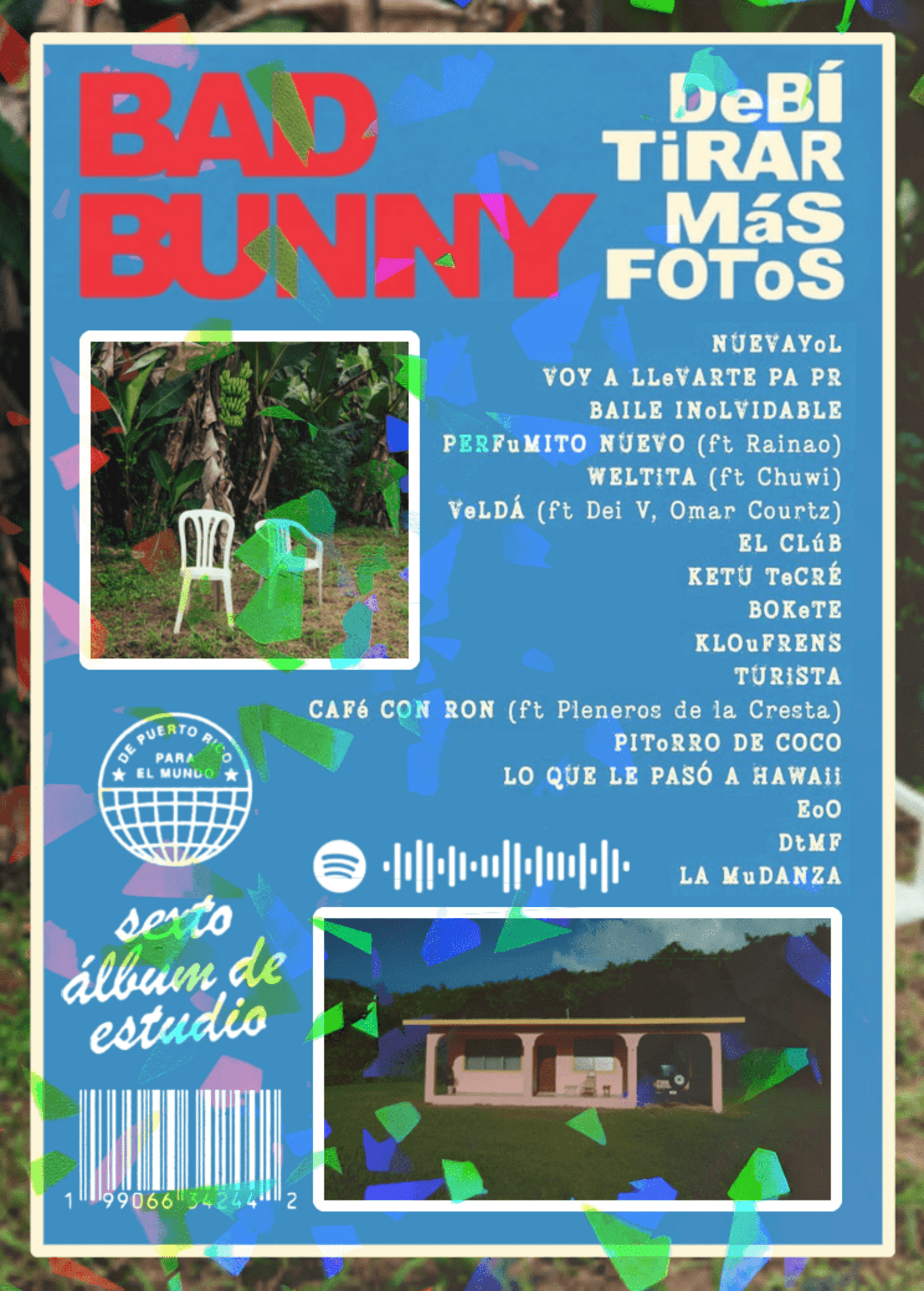 Carta DEBÍ TIRAR MÁS FOTOS de BAD BUNNY | Edición Coleccionable - 5