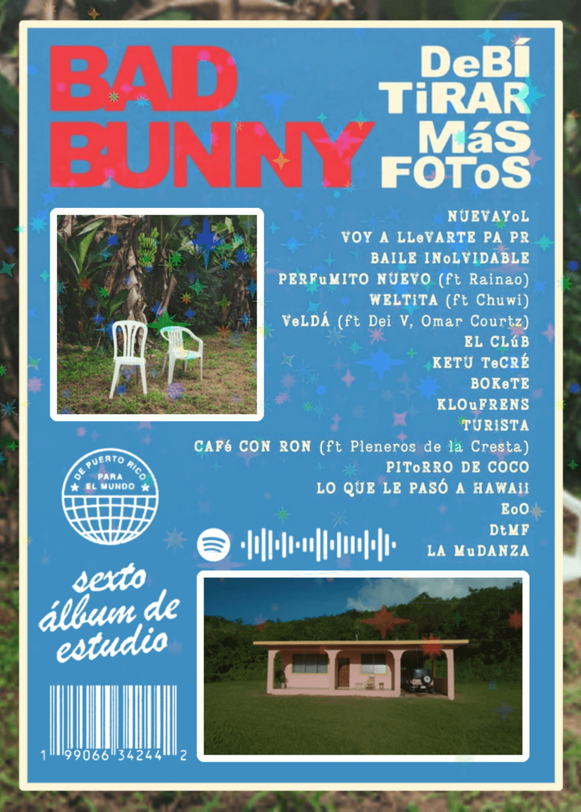 Carta DEBÍ TIRAR MÁS FOTOS de BAD BUNNY | Edición Coleccionable - 4