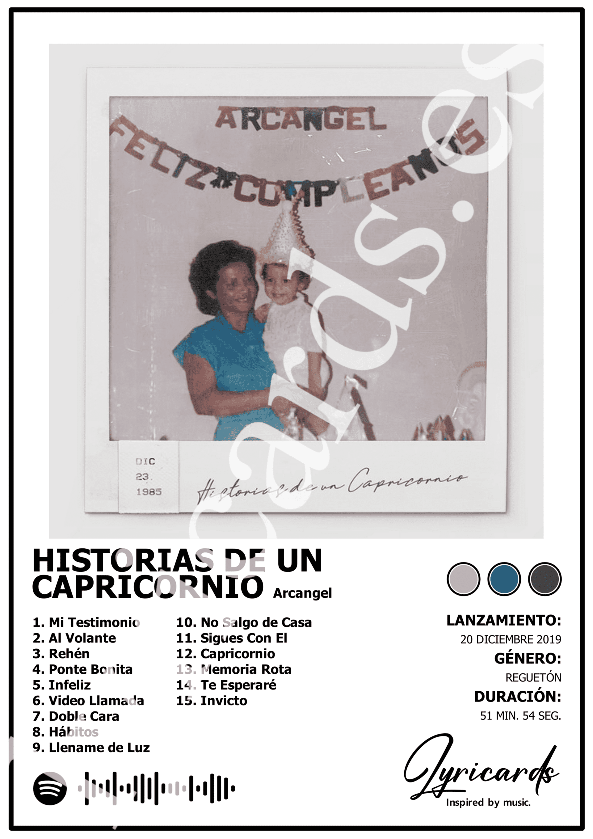 Lámina A4 - Historias de un Capricornio - Arcangel - 2
