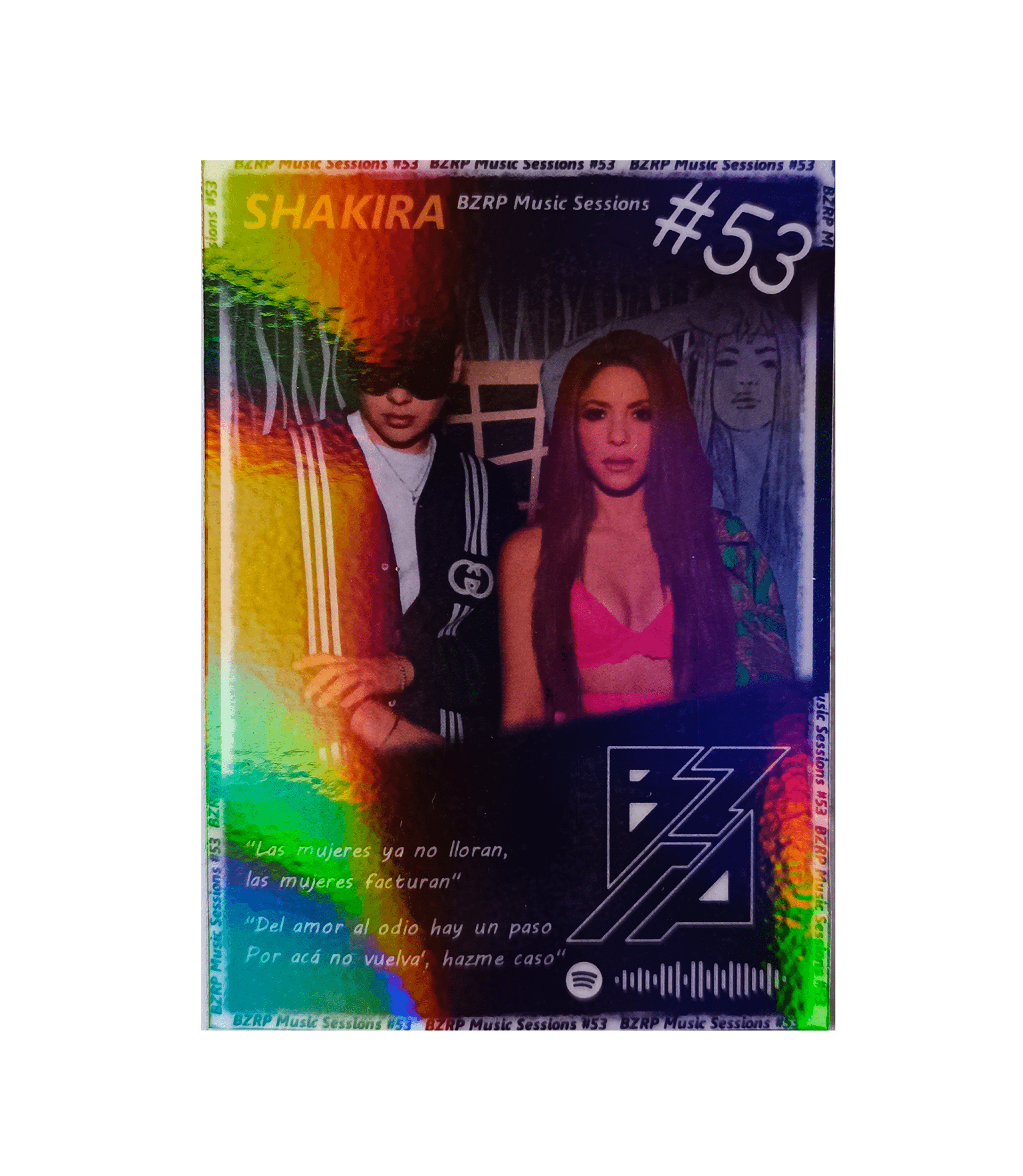 Carta BZRP #53 (Bizarrap y Shakira) | Edición Coleccionable - 3