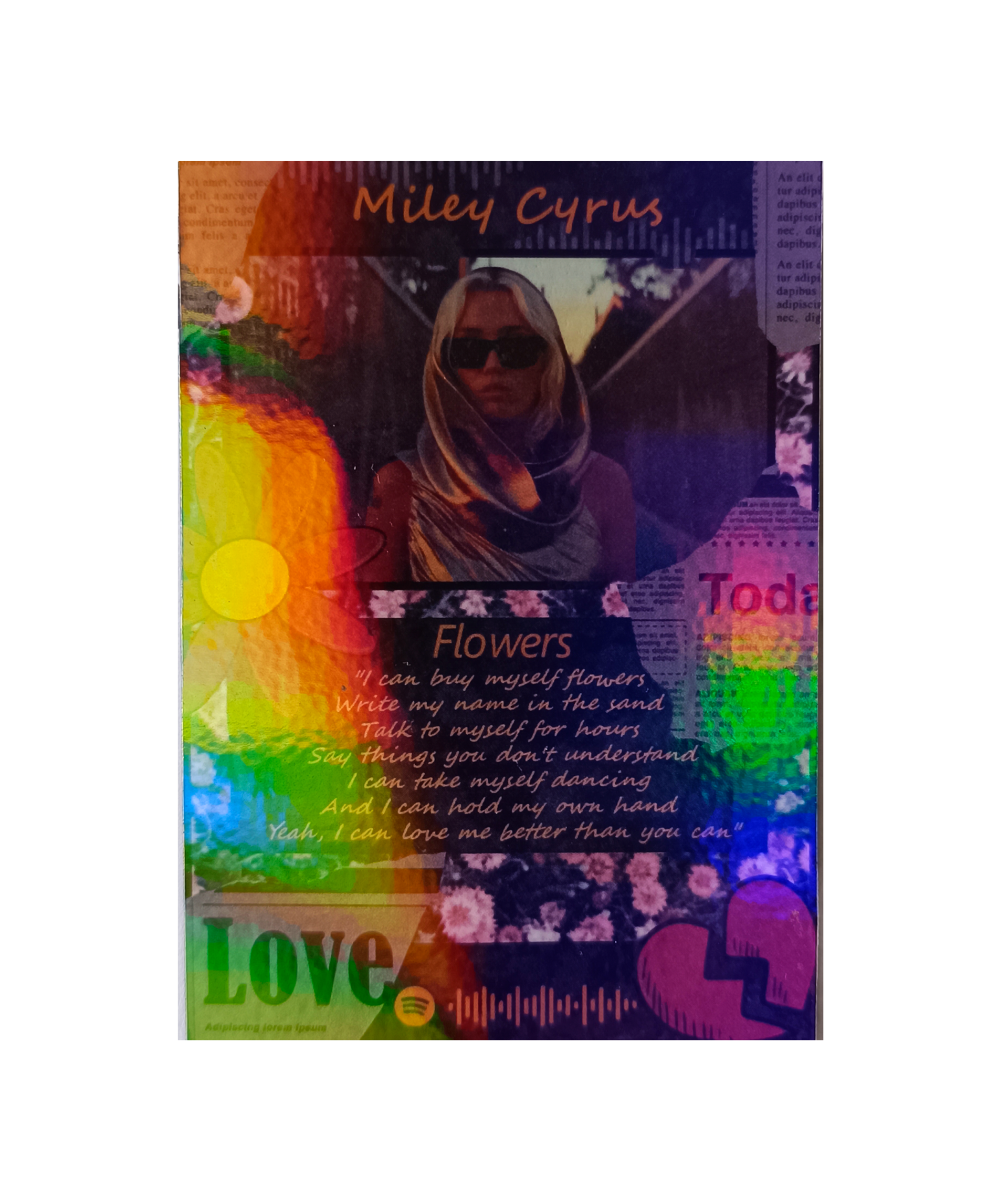 Carta Flowers de Miley Cyrus | Edición Coleccionable - 2